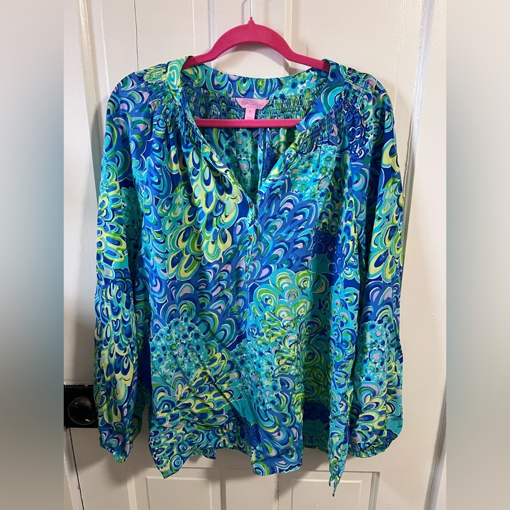 Lilly Pulitzer size XL Elsa top in Lilly’s Lagoon